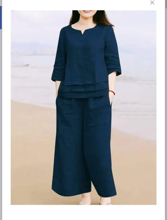 Premium Cotton Co-Ord Set – Comfort Fit